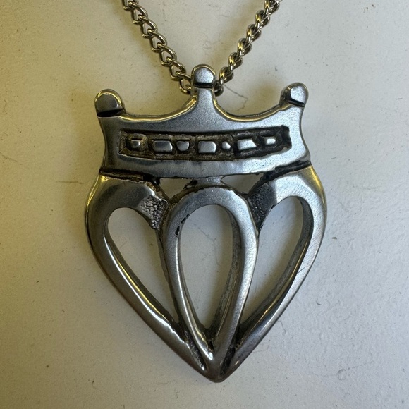 Vintage 925 Silver Luckenbooth Necklace Scotland Jewelry - Picture 3 of 5